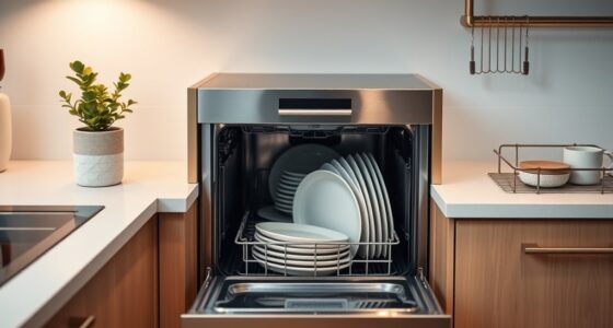 compact efficient apartment dishwashers