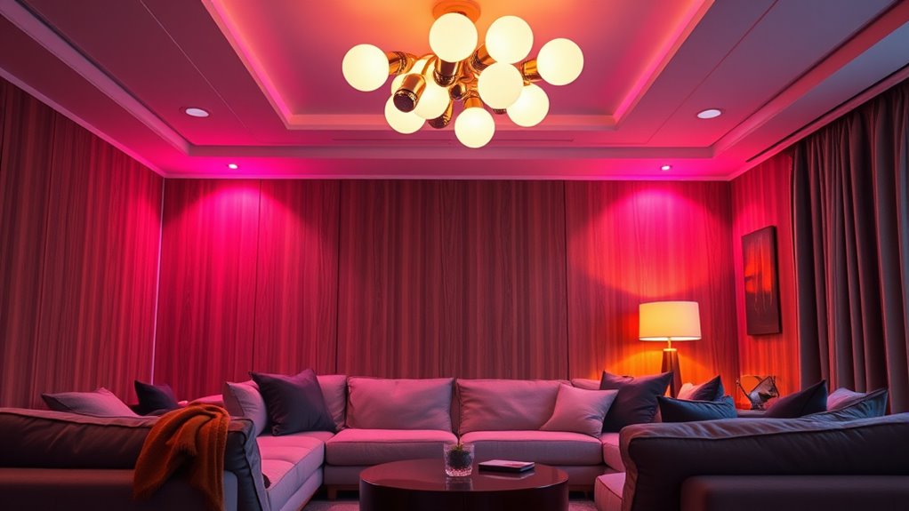 customizable mood lighting options