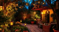garden and patio lighting