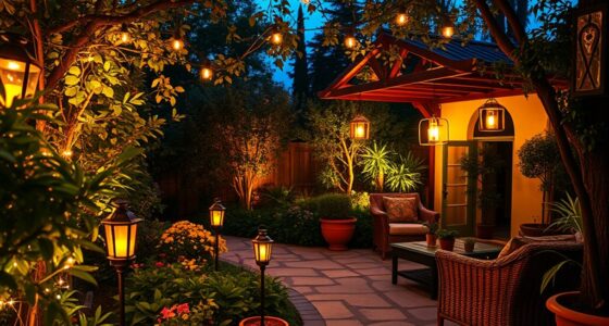 garden and patio lighting