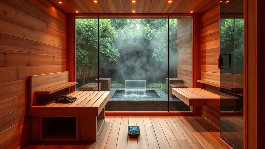infrared sauna safety features