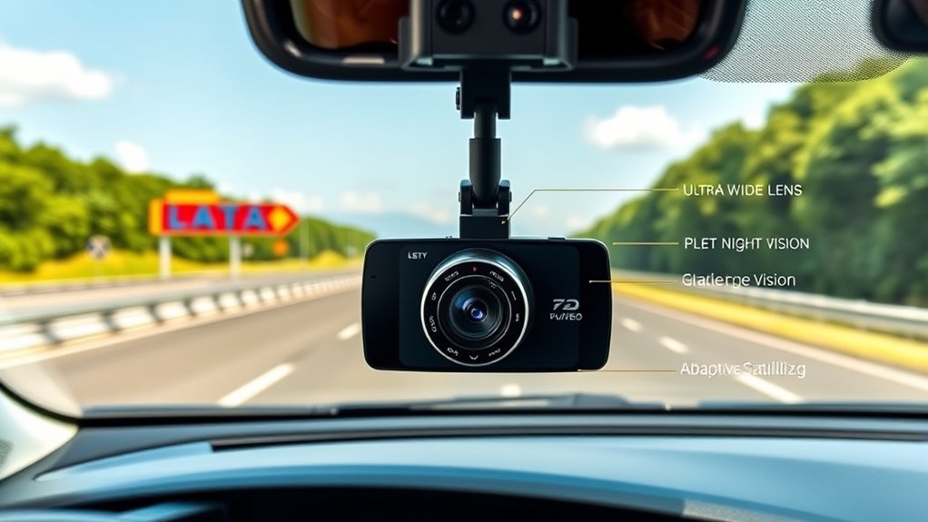 key features for clear footage