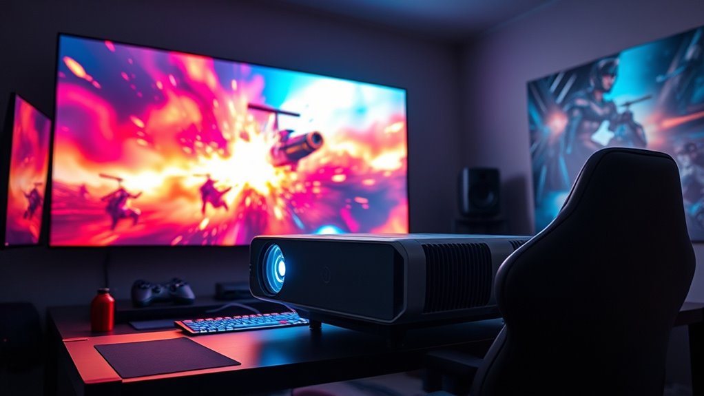 key gaming projector features