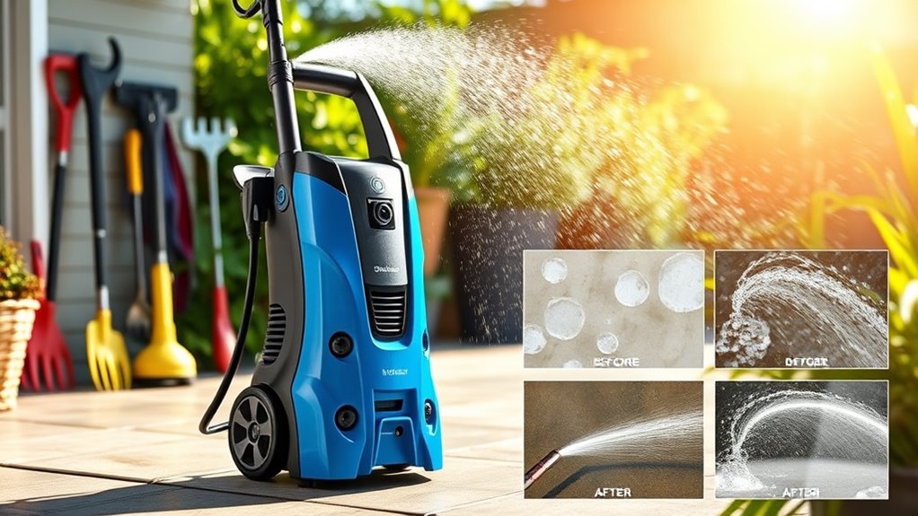 key pressure washer features