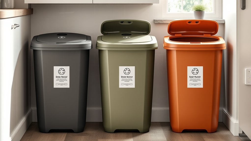 kitchen recycling bin considerations