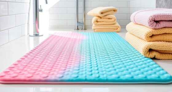 safe and stylish bath mats