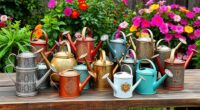 stylish garden watering cans
