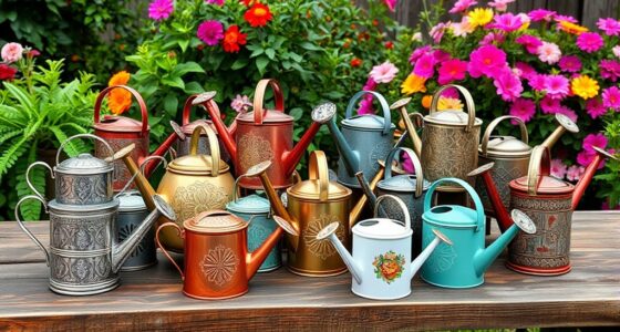 stylish garden watering cans