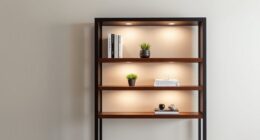 stylish shelving floor lamps