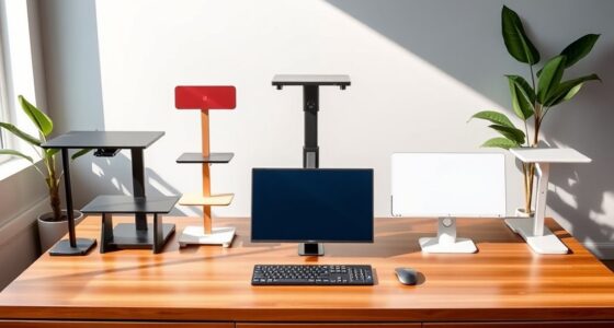 top adjustable desk converters