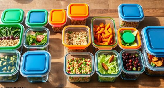 top glass meal storage