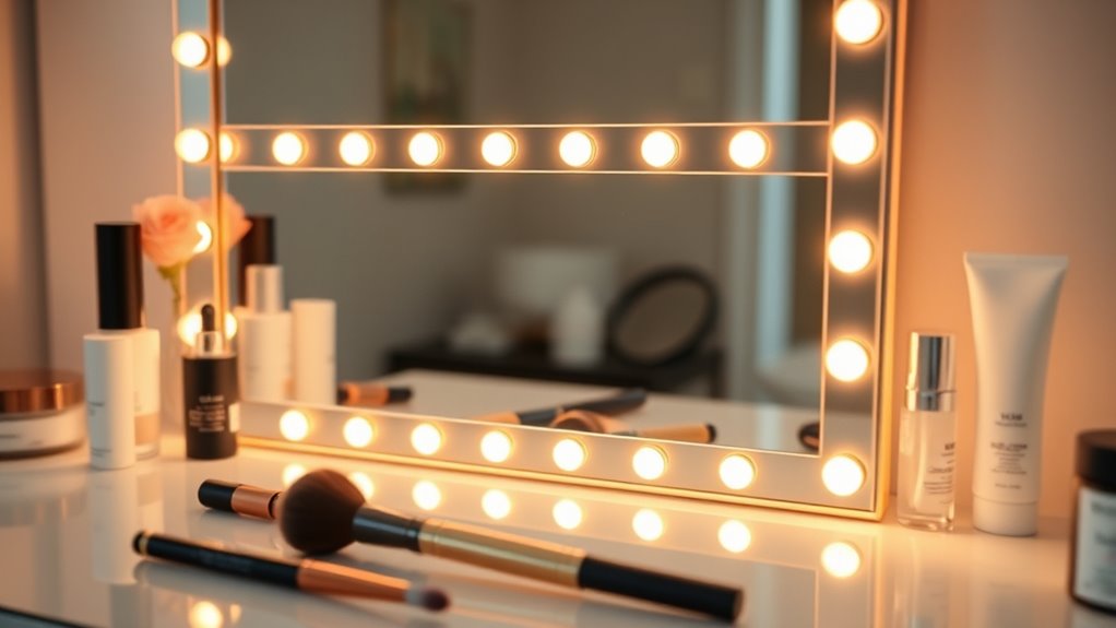 top illuminated makeup mirrors