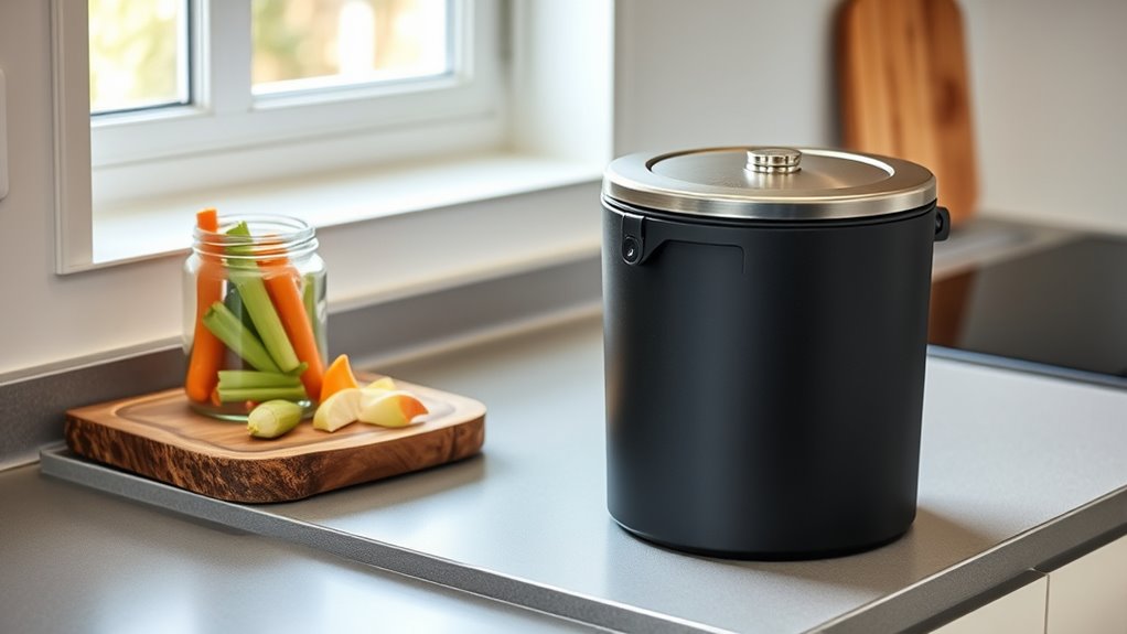 top kitchen compost bins