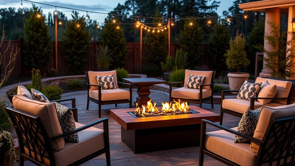 top outdoor electric fireplace options