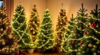 top pre lit christmas trees