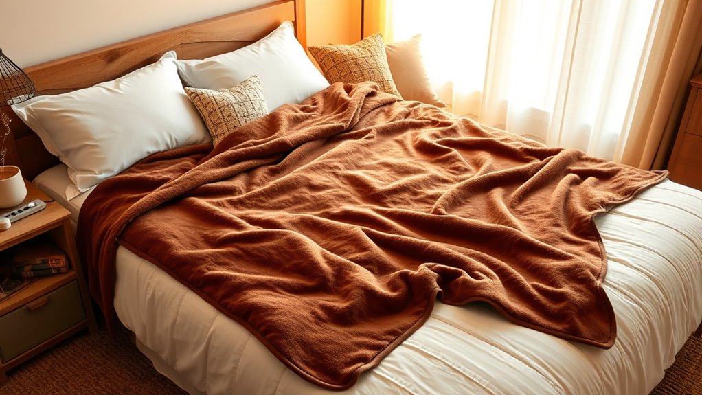 top queen size heated blankets