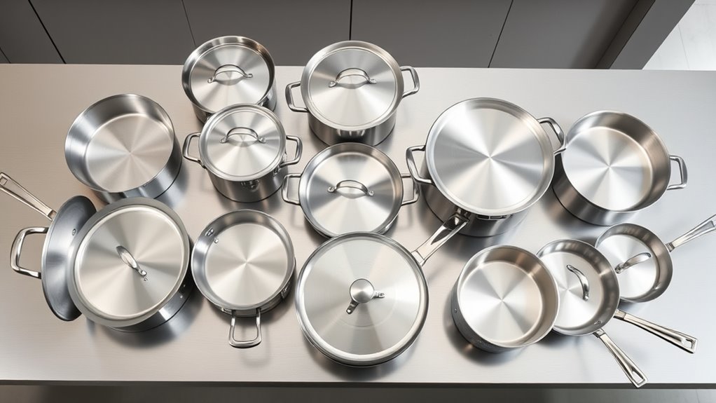 top stainless steel cookware sets