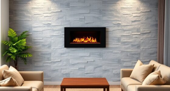 top stylish apartment electric fireplaces
