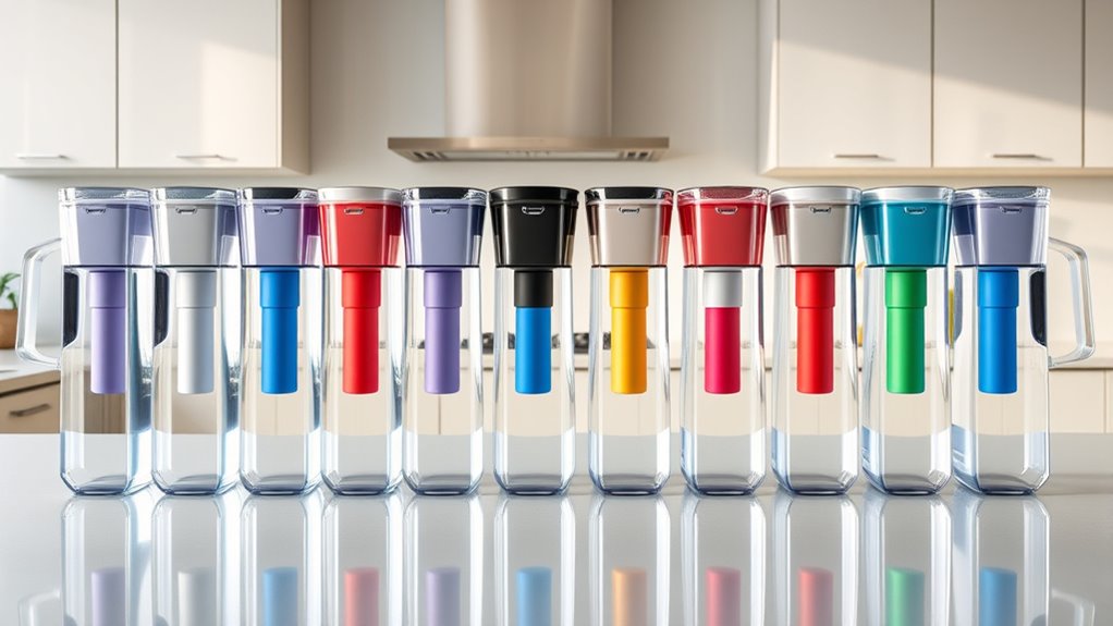 top water filter pitchers