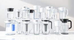 top water filter pitchers