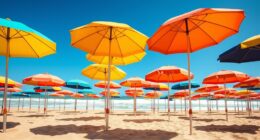 top windproof beach umbrellas