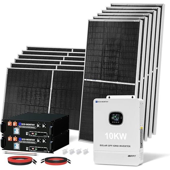 Eco-Worthy 10KW Off-Grid Solar System Kit