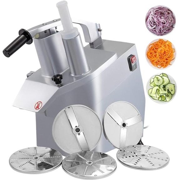 VBENLEM 110V Commercial Food Processor with Blades