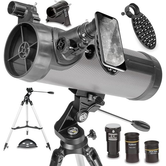 National Geographic 114mm Reflector Telescope with Adapter