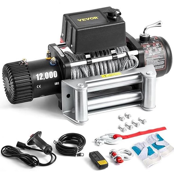 VEVOR 12000lbs Electric Winch with Wireless Remote