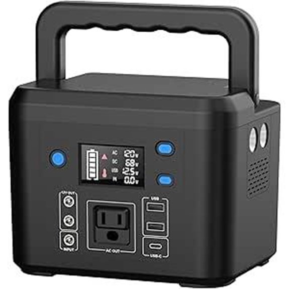 Powkey 120Wh Portable Power Station with AC Outlet