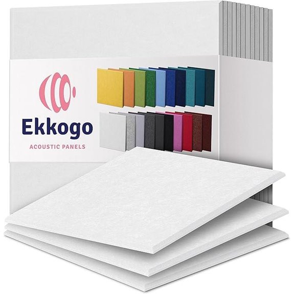 Acoustic 12-Pack Soundproof Wall Panels