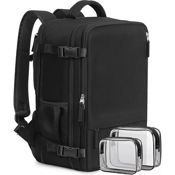 Beraliy Travel Backpack 17-inch Laptop Carry-On Bag