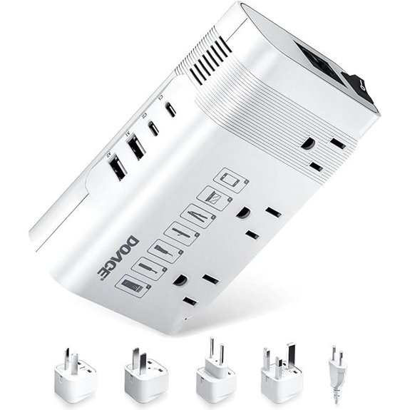 DOACE 220V to 110V Voltage Converter for Europe