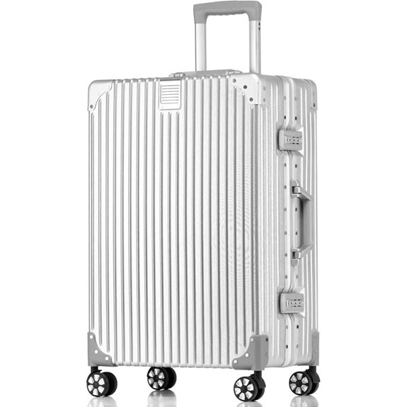 HotWay 22 Inch Hard Shell Checked Luggage with Spinner