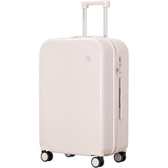 Mixi 24in Hardside Spinner Luggage with TSA Lock