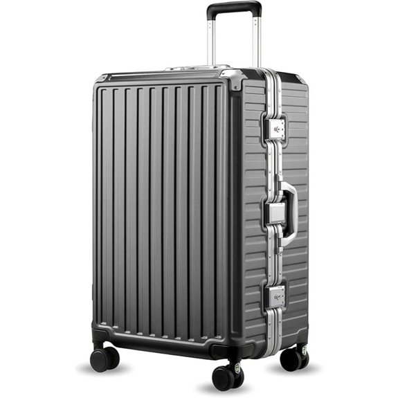 LUGGEX 28-Inch Spinner Hard Shell Suitcase