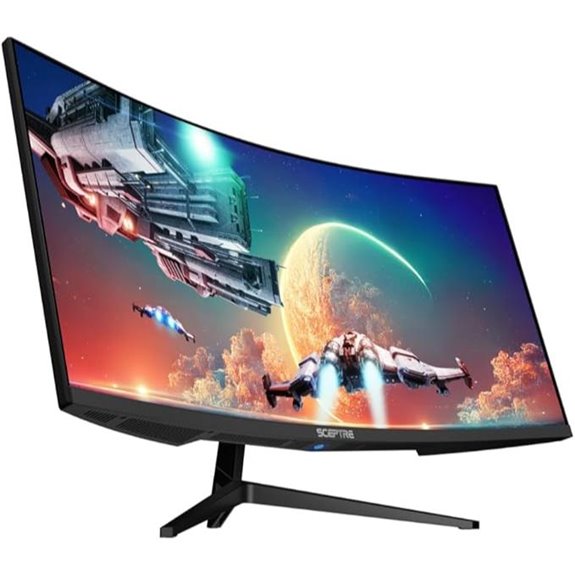 34-Inch Curved Ultrawide Gaming Monitor 180Hz DisplayPort