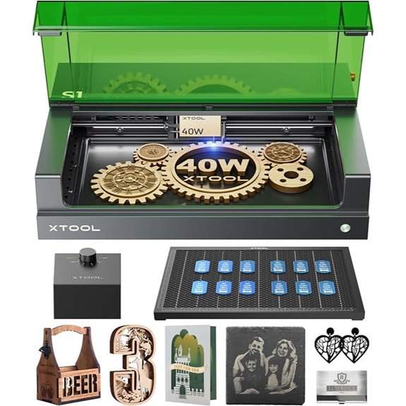 xTool S1 40W Laser Engraver & Cutter Machine