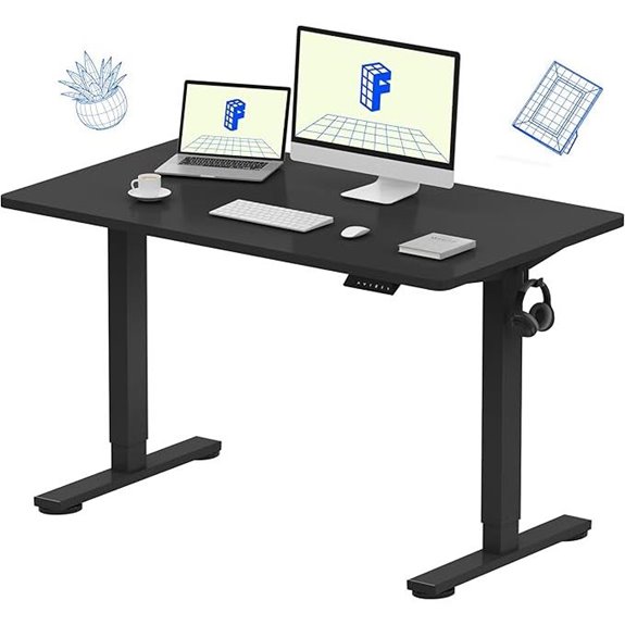 48 inch electric standing desk