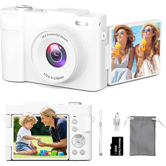 4K Digital Vlogging Camera with 50MP & 16X Zoom