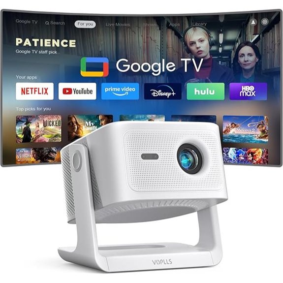 Official Google TV 4K Smart Projector with WiFi