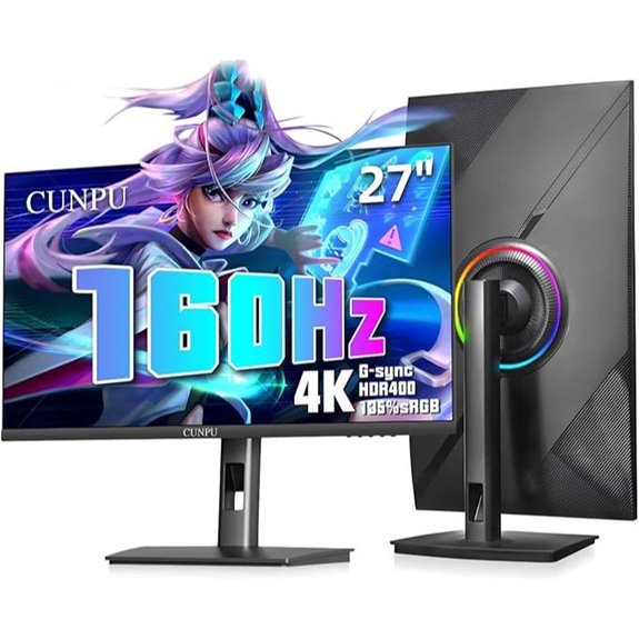27-Inch 4K Gaming Monitor with HDR Freesync & G-sync