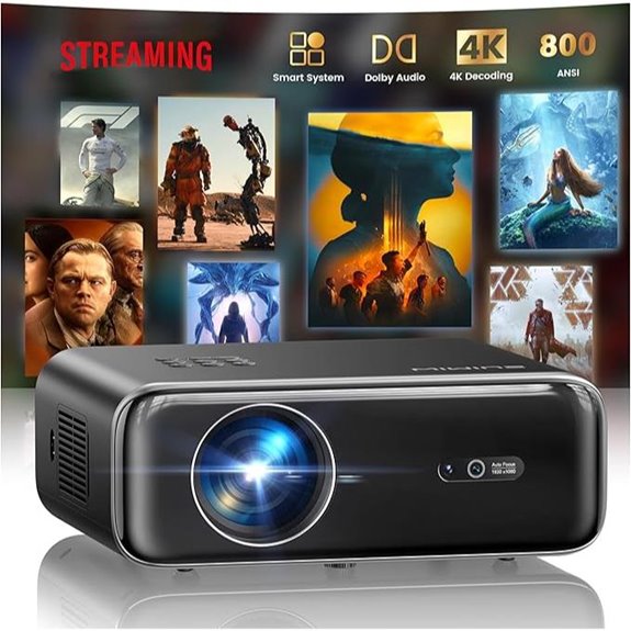 4k smart app projector