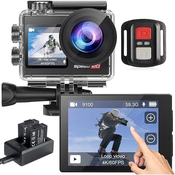 4K Action Camera with Waterproof & WiFi