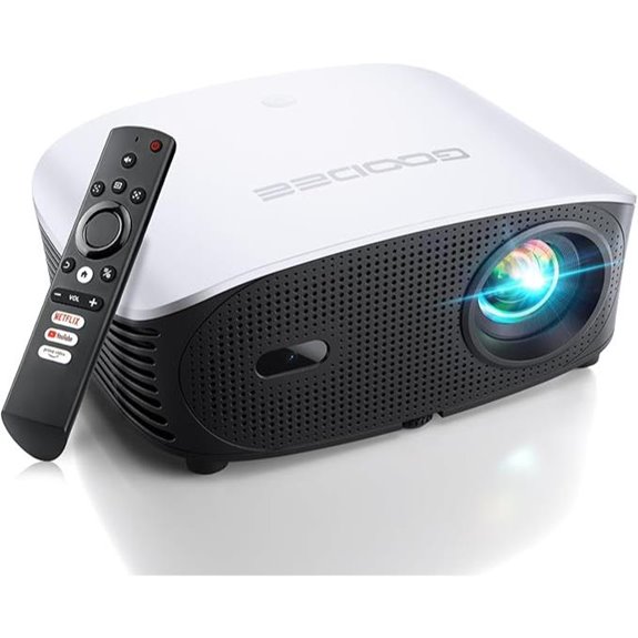 GooDee 4K Smart Projector with WiFi and Dolby