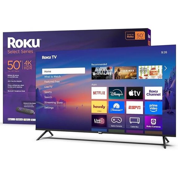 50 inch 4k hdr tv