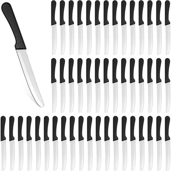 50 piece serrated steak knives