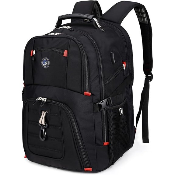 SHRRADOO 50L Travel Laptop Backpack with USB Port