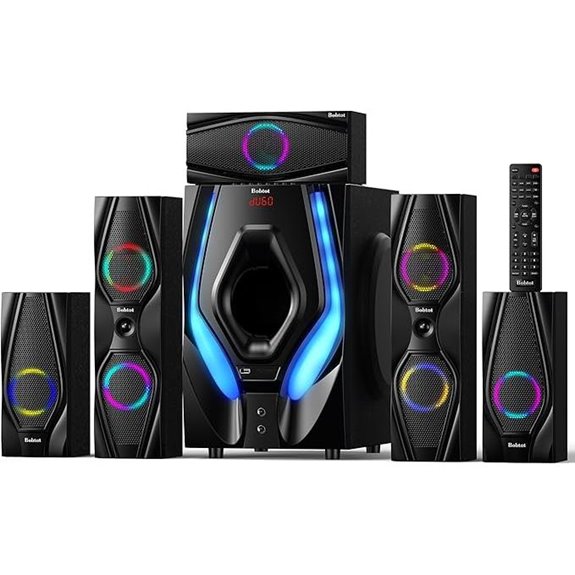 Bobtot 5.1/2.1 Channel Home Theater Audio System
