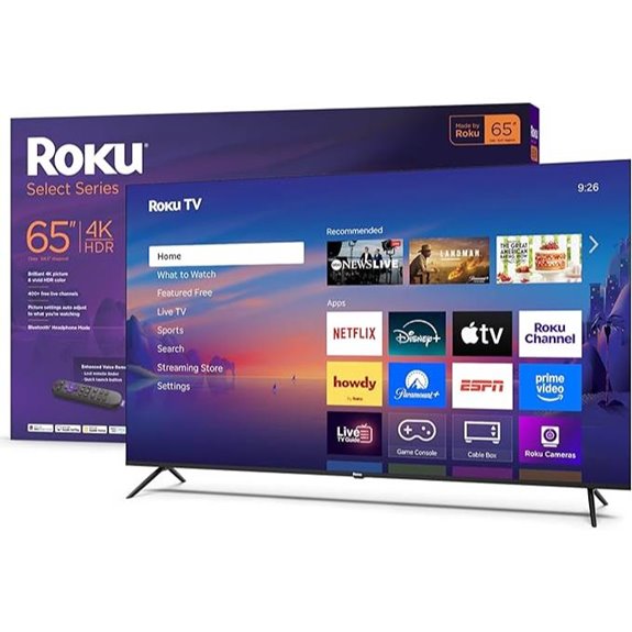 Roku Smart TV 65-Inch 4K HDR with Remote